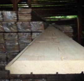 Имитация деревянного ясеневого бруса
